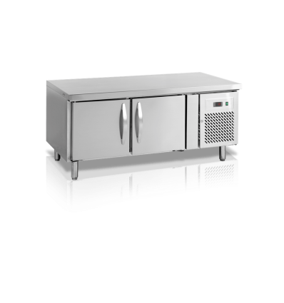 Rustfri Lavt Kølebord GN1/1