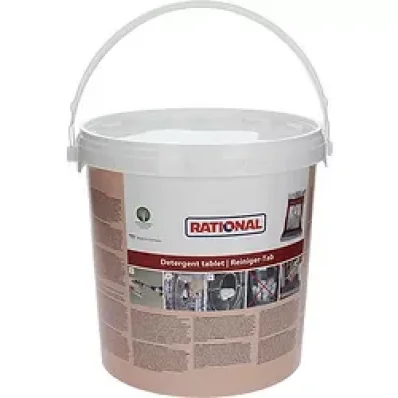 Rational rød rengøringstablet til ovn, 100 stk. pr. spand