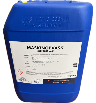 Maskinopvask med klor alu 12 kg